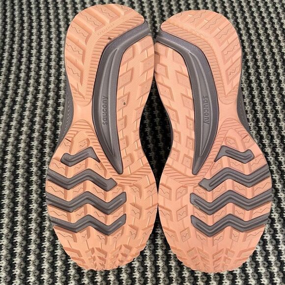 Saucony Cohesion Tr14 Trail Running Shoe black/pink/purple women’s size 7 - Picture 8 of 10